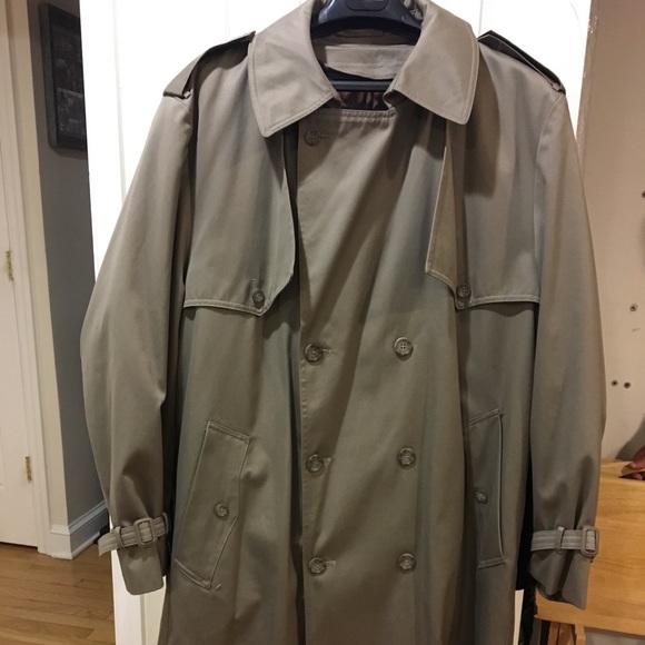 Men’s classic raincoat with removable lining - Picture 1 of 6